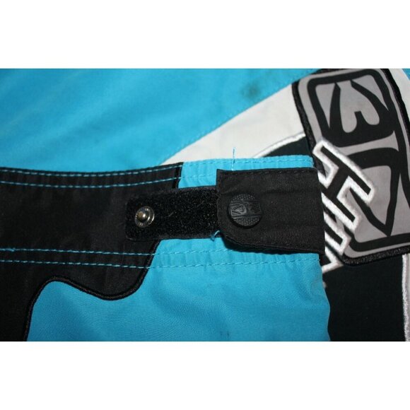 Mens 2XB Swim Board Shorts Big and Tall Blue Riders Series Ocean and Earth Beach - Picture 5 of 8